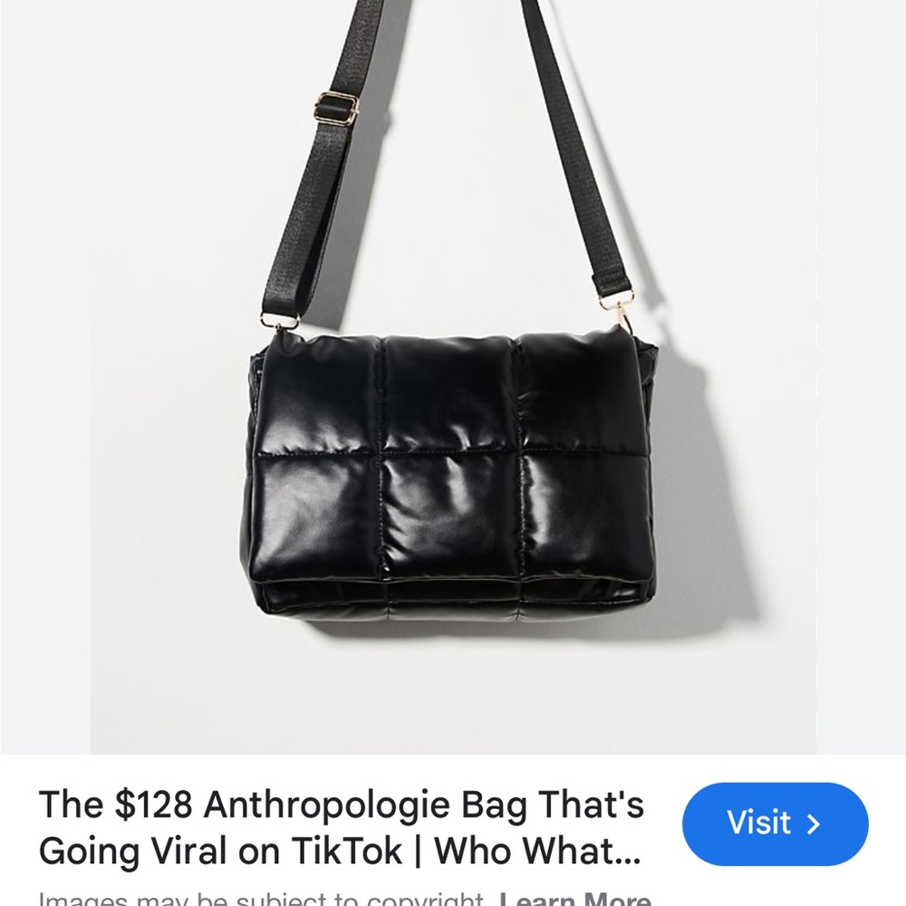 Anthropologie Viral Melie Bianco's Brigitte Satchel
